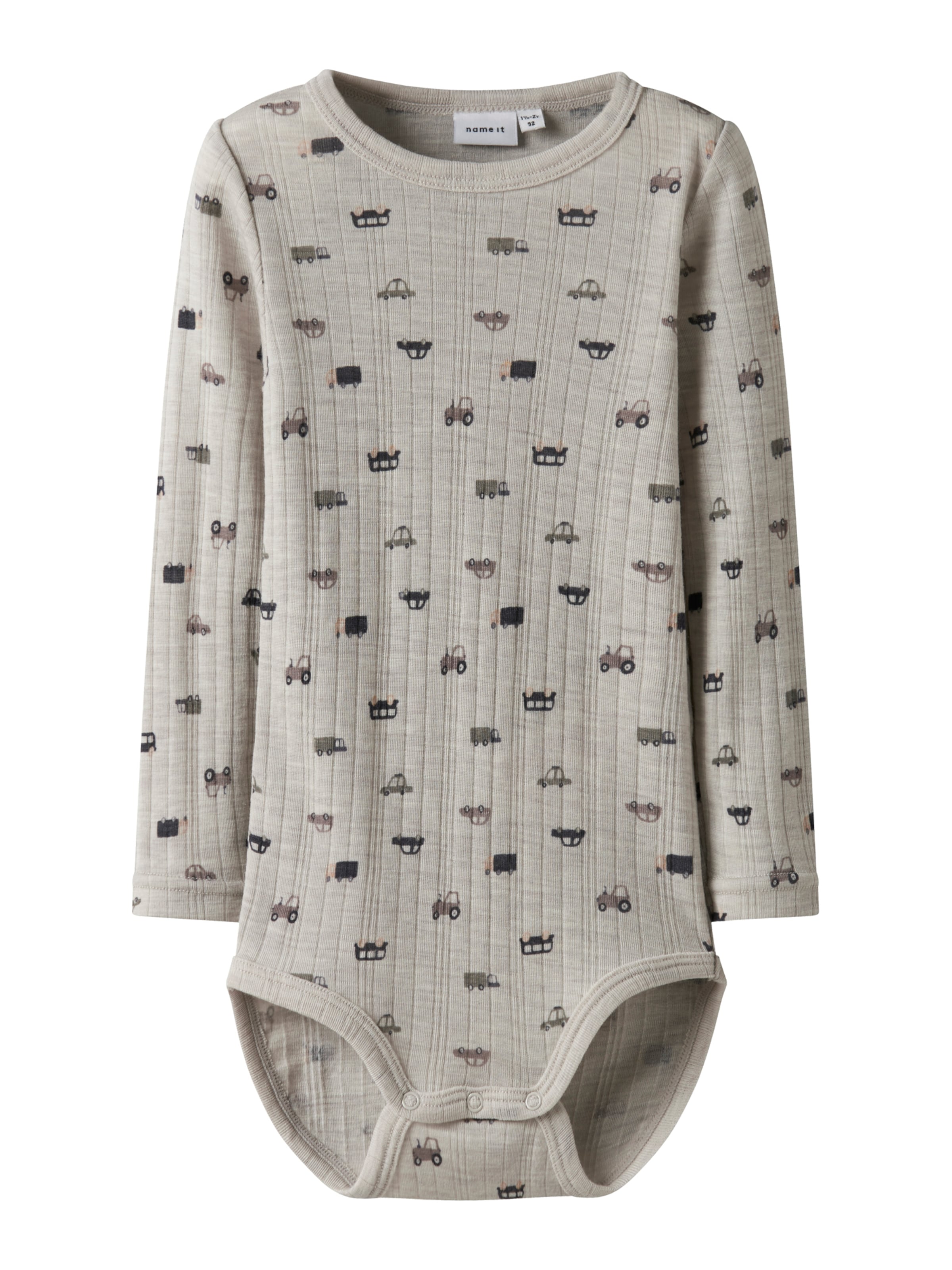 NAME IT Potkuhousut/body 'NMMWang' värissä harmaa: etupuoli