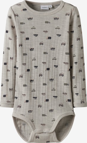 Barboteuse / body 'NMMWang' NAME IT en gris : devant