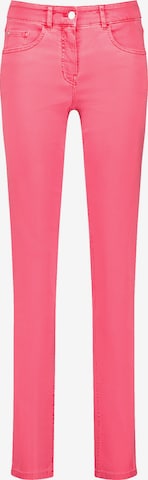 GERRY WEBER Slimfit Jeans in Pink: predná strana