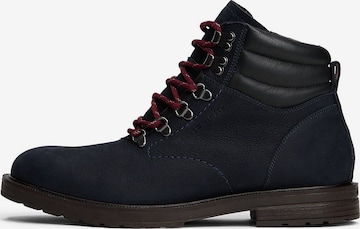 TOMMY HILFIGER Veterboots in Blauw: voorkant