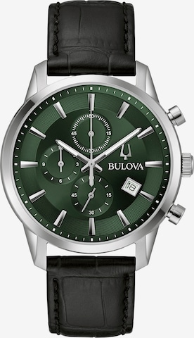 Bulova Analog Watch in Green: front