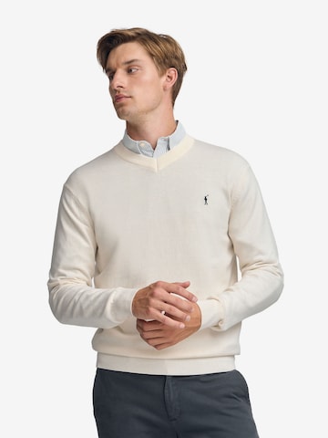 Polo Club Sweater in Beige: front
