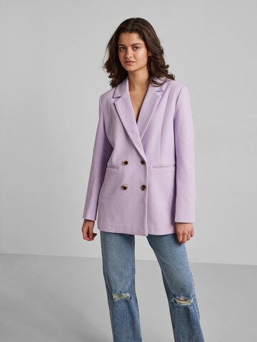 PIECES - Blazer 'Haven' em roxo: frente