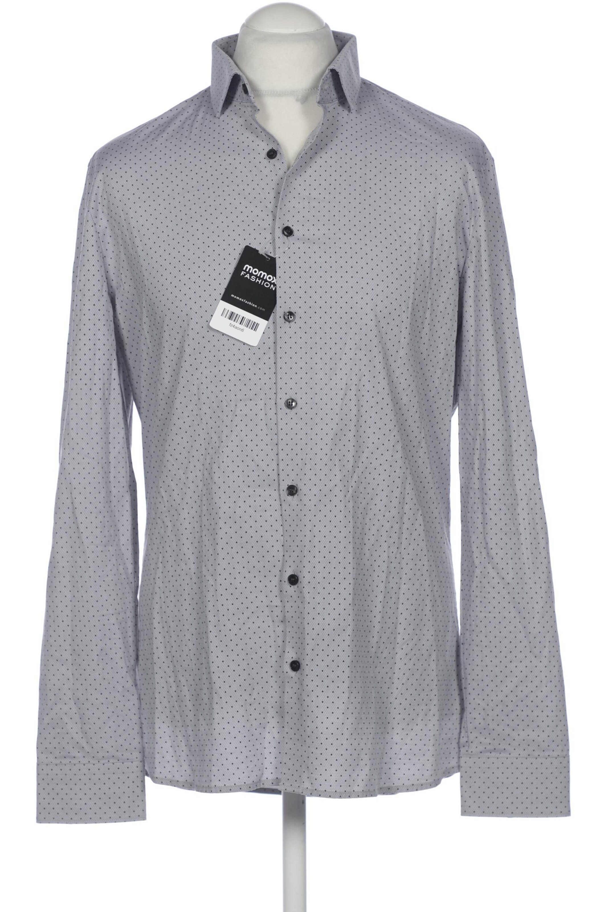 OLYMP Hemd L in Grau: Vorderseite