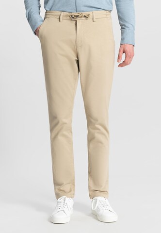 Dstrezzed Regular Hose 'The Lancaster' in Beige: Vorderseite