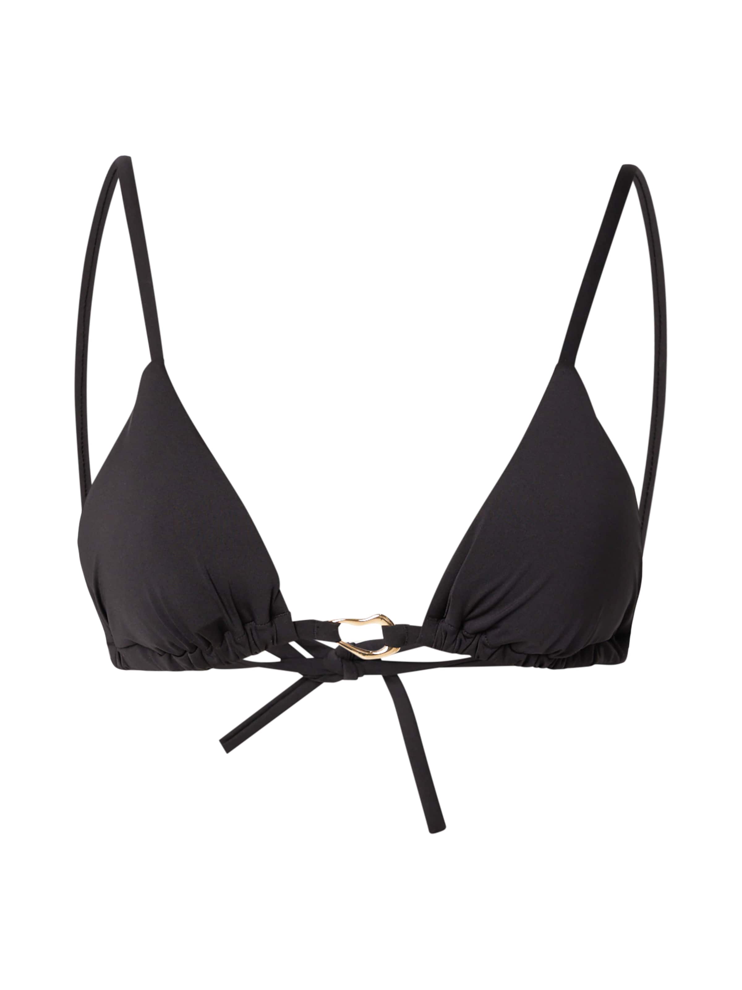 ETAM Triangel Bikinitop 'ZEPHIR' in Schwarz: Vorderseite