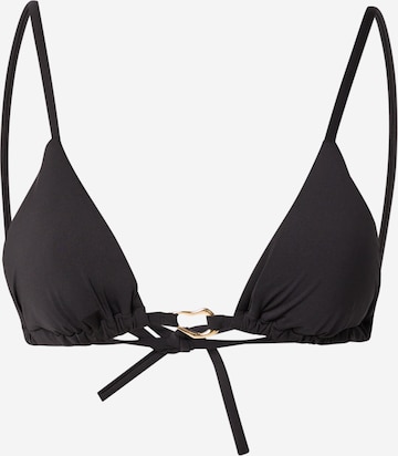 ETAM Kolmio Bikinitoppi 'ZEPHIR' värissä musta: etupuoli