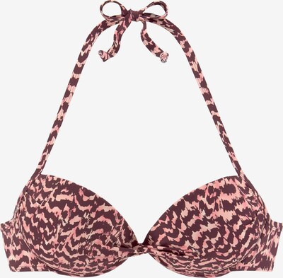LASCANA Bikinitop in pink / bordeaux, Produktansicht