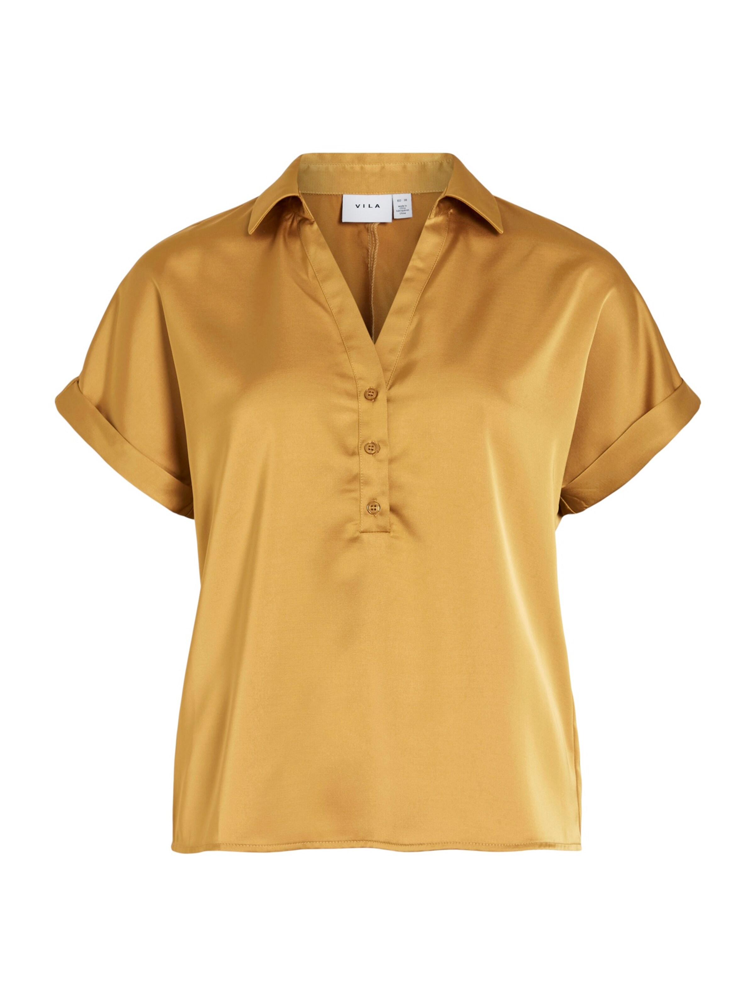 VILA Блузка 'VIENNA RAVENNA' в Желтый: спереди