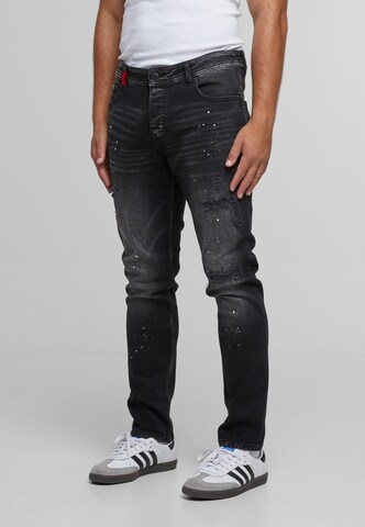 2Y Premium Slimfit Jeans 'Mateo' in Schwarz