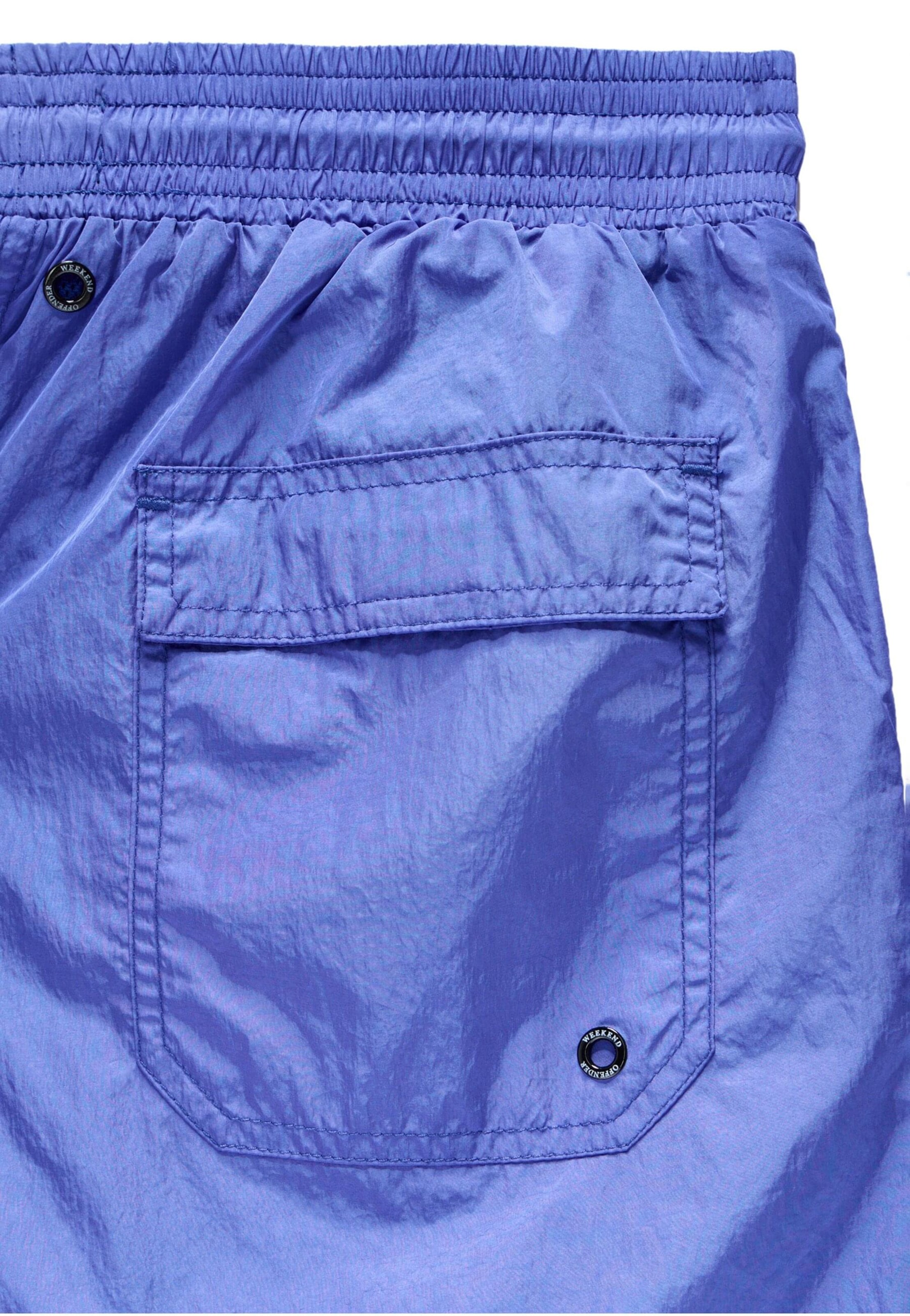 Weekend Offender Regular Badeshorts 'Stacks' in Blau