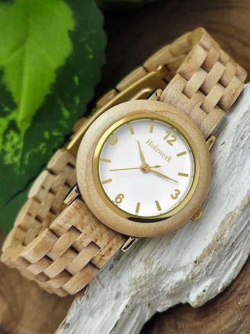 Holzwerk - Reloj analógico 'FREITAL' en marrón