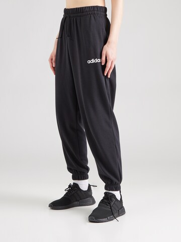 Tapered Pantaloni sportivi 'Essentials' di ADIDAS SPORTSWEAR in nero: frontale