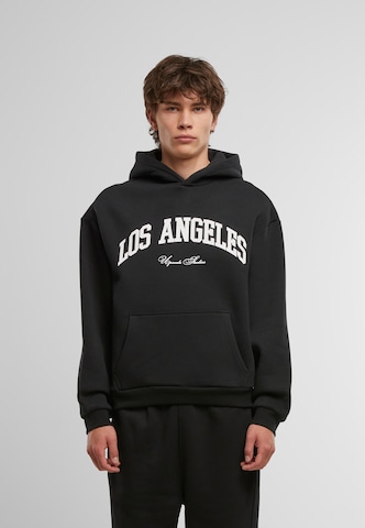 MT Upscale Sweatshirt 'L. A. College' in Black: front