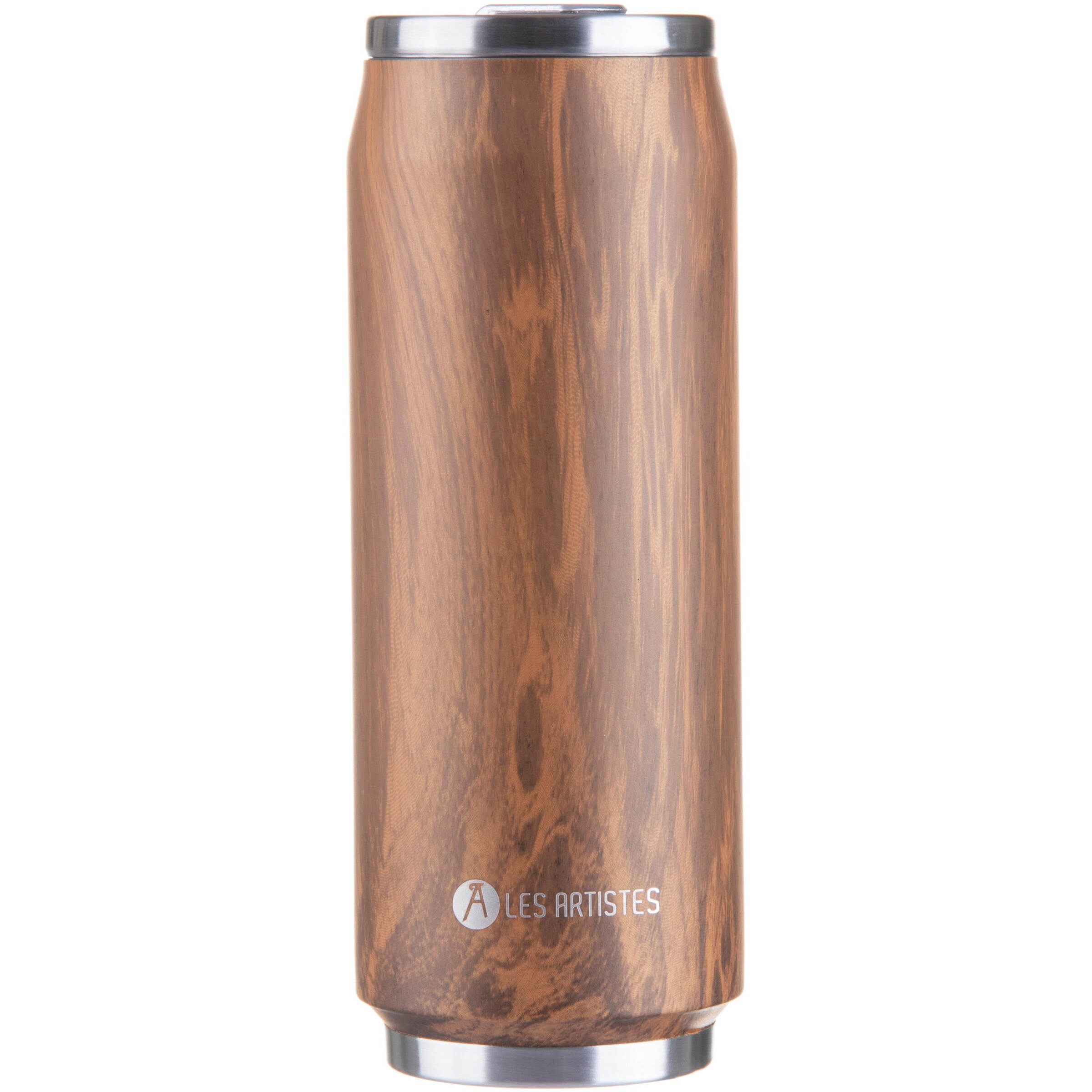 Les Artistes Drinking Bottle in Brown: front