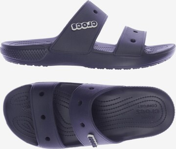 Crocs Sandalen 43,5 in Blau: predná strana