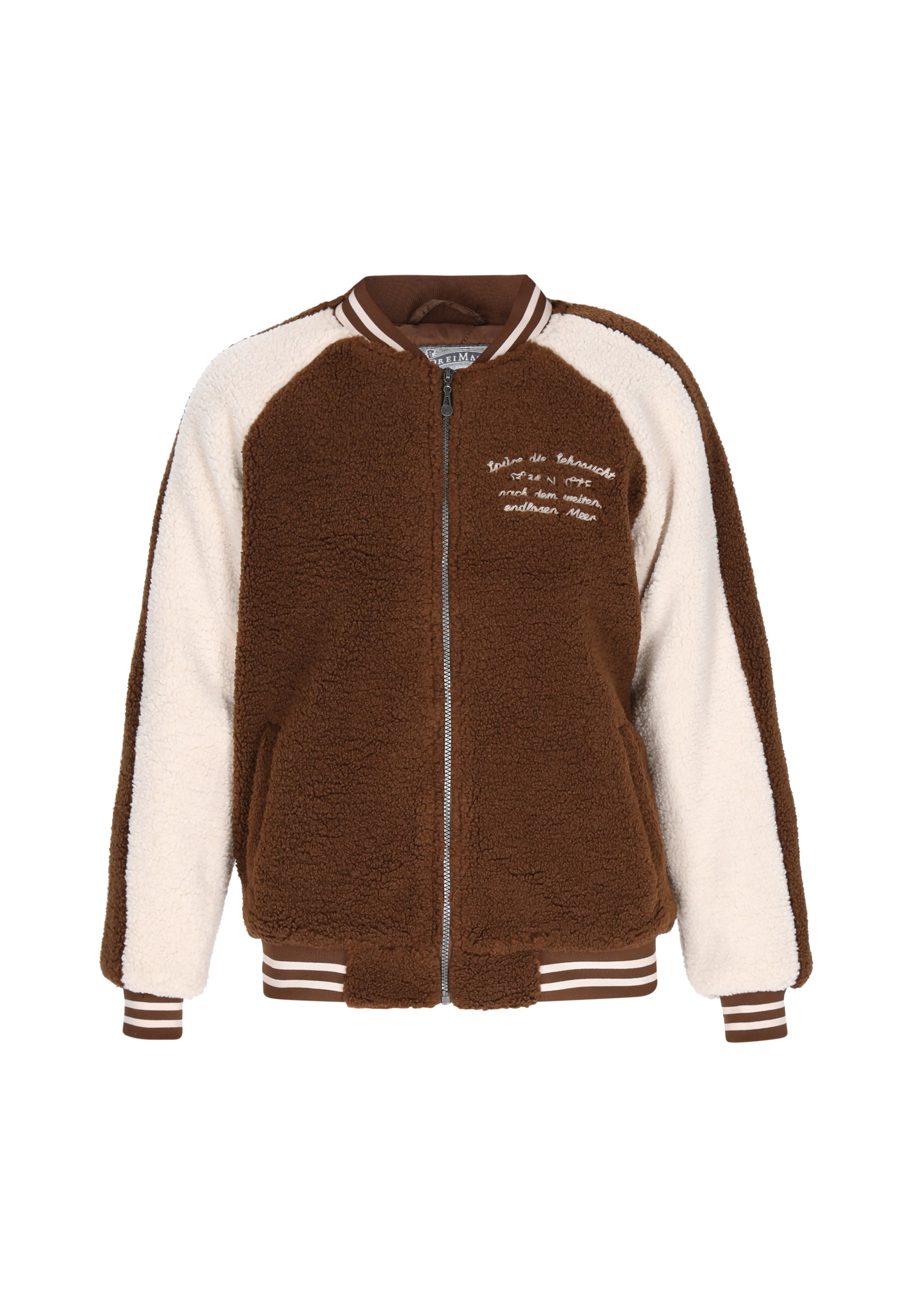 DreiMaster Vintage Between-season jacket in Brown: front