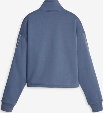 PUMA Sportief sweatshirt 'ESS+ MINIMAL' in Blauw