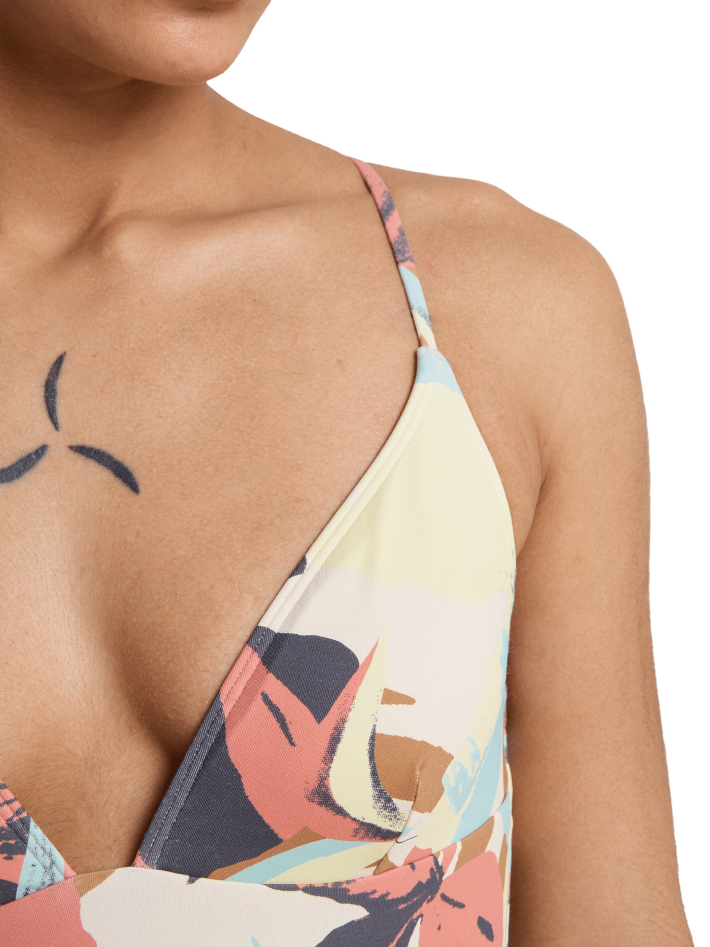 QUIKSILVER Triangel Badeanzug 'Aiton' in Gelb