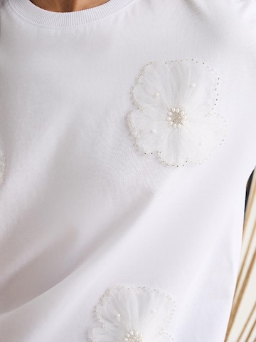 Maglietta di Bianco Lucci in bianco