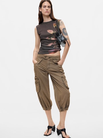 Desigual Baggy Housut värissä ruskea