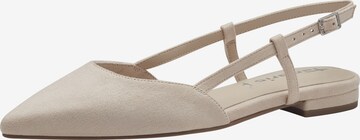 TAMARIS Slingpumps in Beige: predná strana