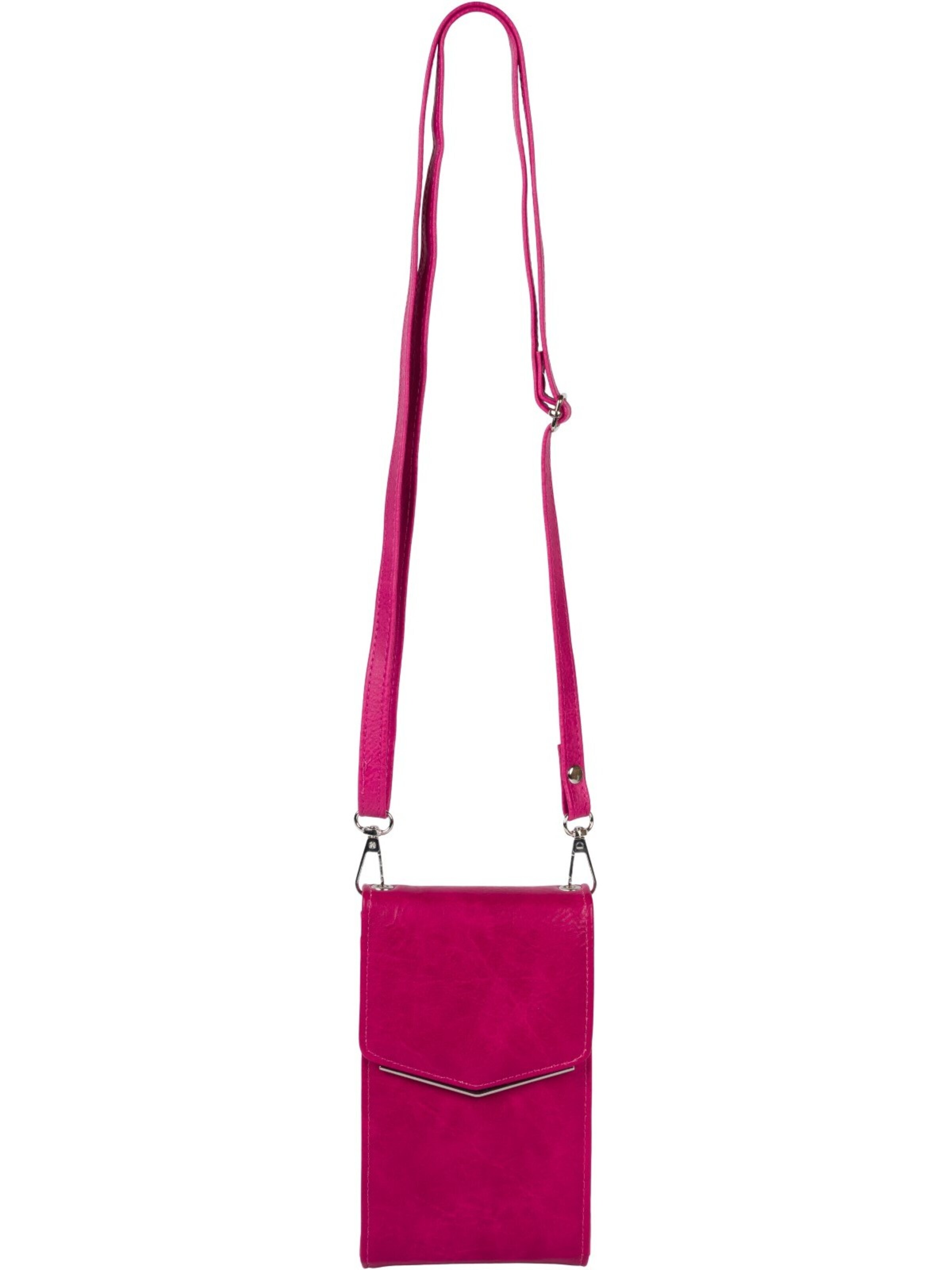 styleBREAKER Umhängetasche 'Mini Handy Umhängetasche'‌‌‌‌‌‌ in Pink: Vorderseite