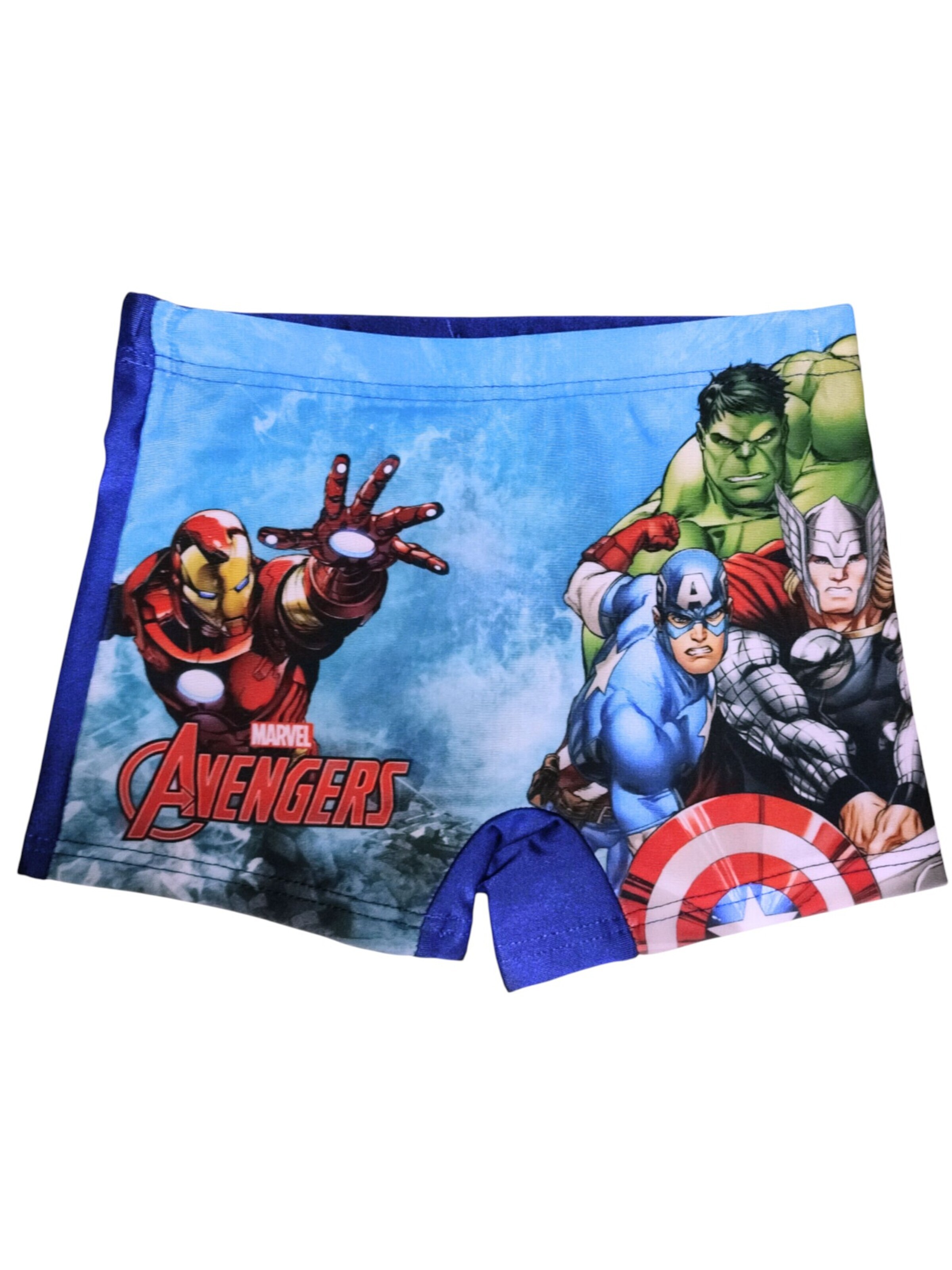 Marvel Avengers Badeshorts 'Avengers'‌‌‌ in Blau: Vorderseite