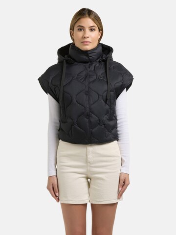 Gilet 'Ninga' khujo en noir : devant