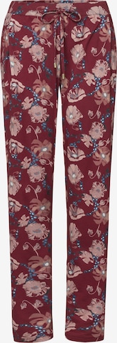 Hanro Pyjamabroek in Rood: voorkant