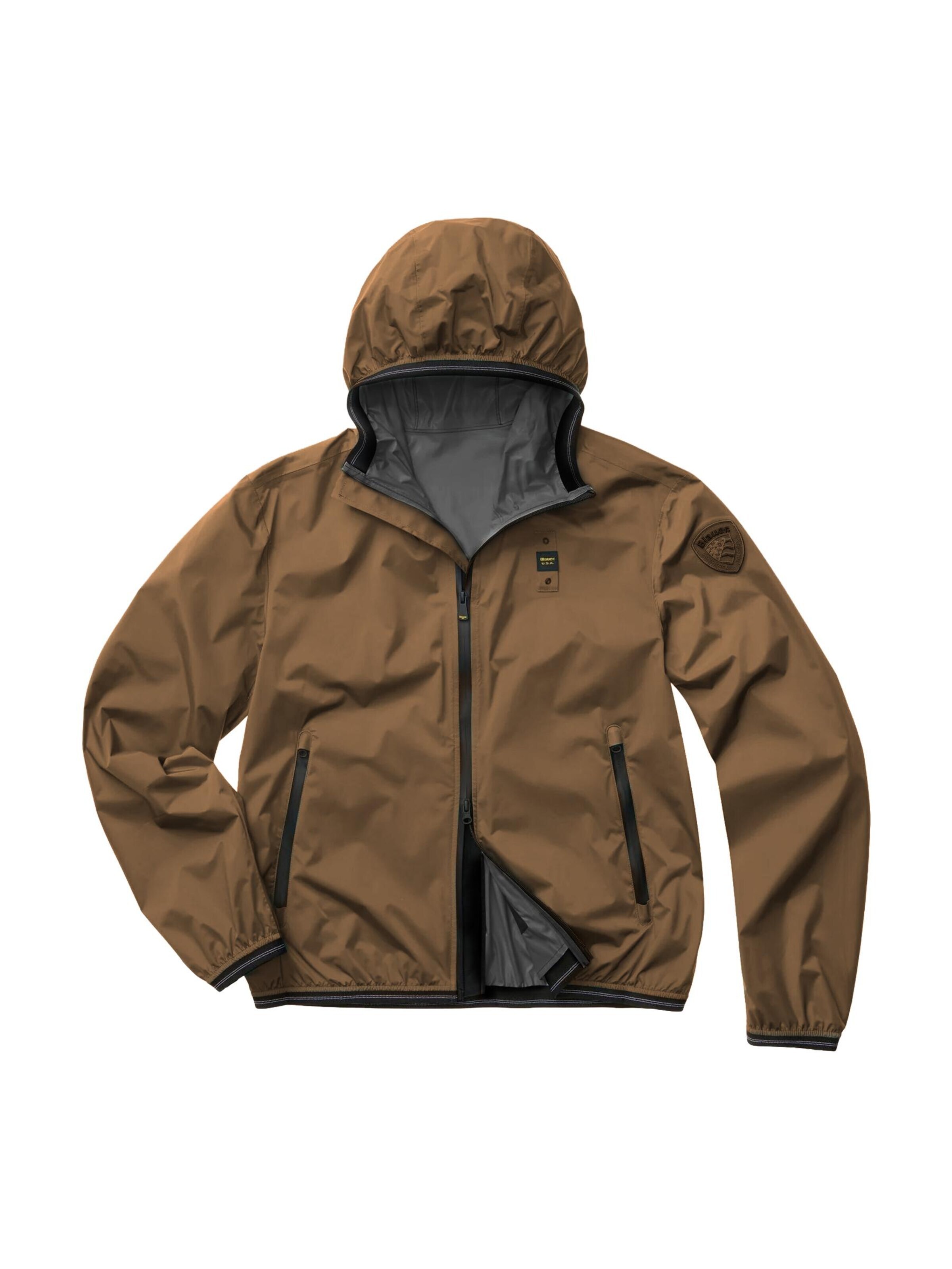 Blauer Between-Season Jacket 'Farrin' in Brown: front