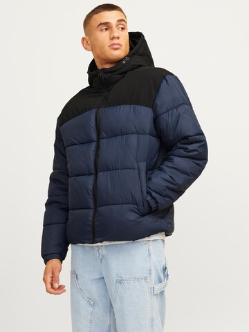 JACK & JONES Vinterjakke 'JJMOON' i blå: forside