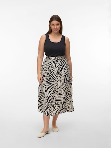 Vero Moda Curve - Falda 'JOSIE' en beige
