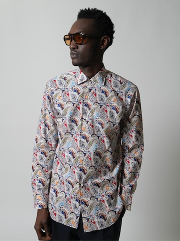 HENRIK Super Slim Fit Button Up Shirt in Mixed colors