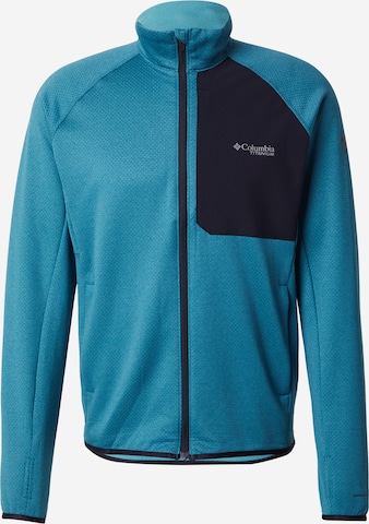 COLUMBIA Toiminnallinen fleecetakki 'Triple Canyon™ Grid II' värissä vihreä: etupuoli