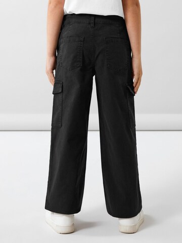 NAME IT - Pierna ancha Pantalón 'Rose' en negro