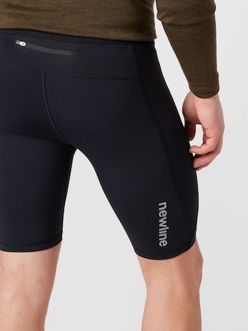 Newline Skinny Sportshorts in Schwarz