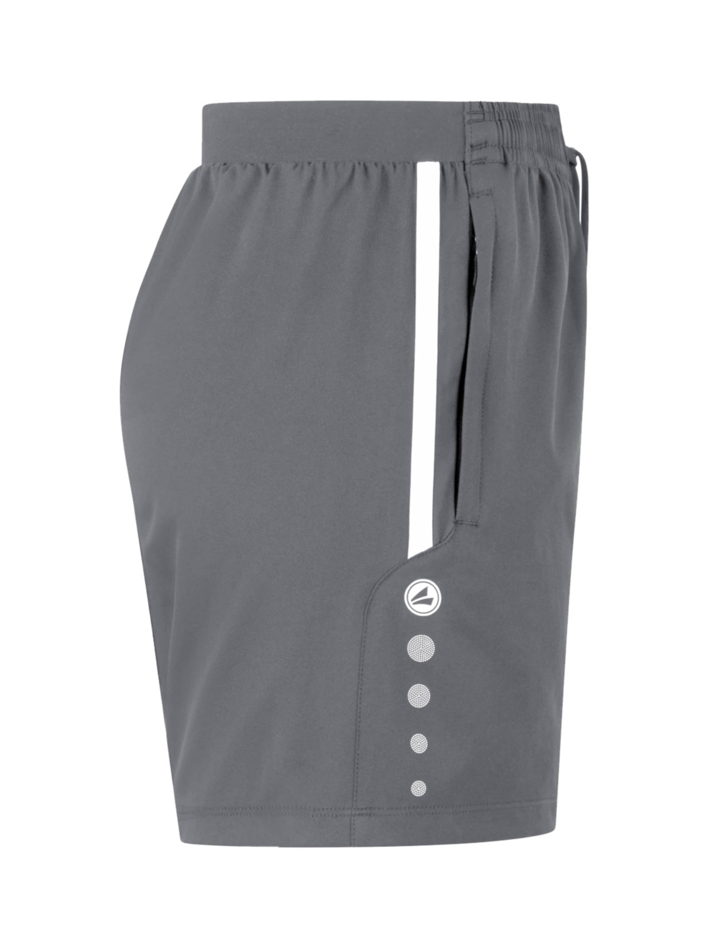 JAKO Regular Workout Pants in Grey
