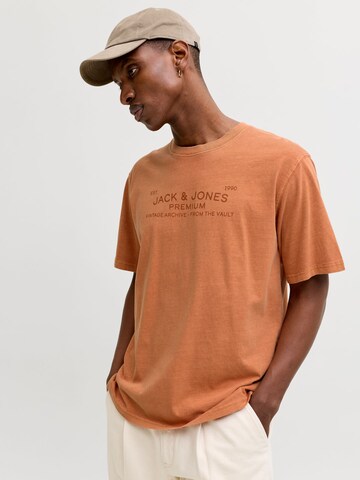 JACK & JONES - Camiseta en marrón