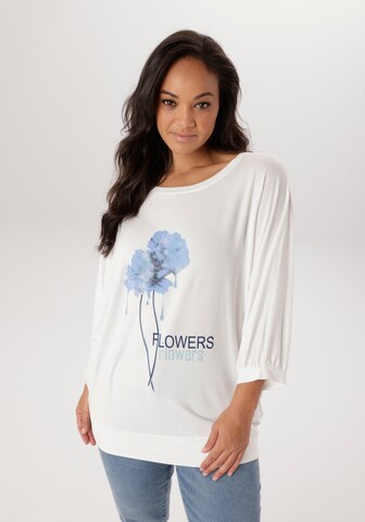Aniston Shirt in White: front