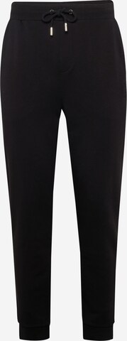 Karl Lagerfeld Tapered Pants in Black: front