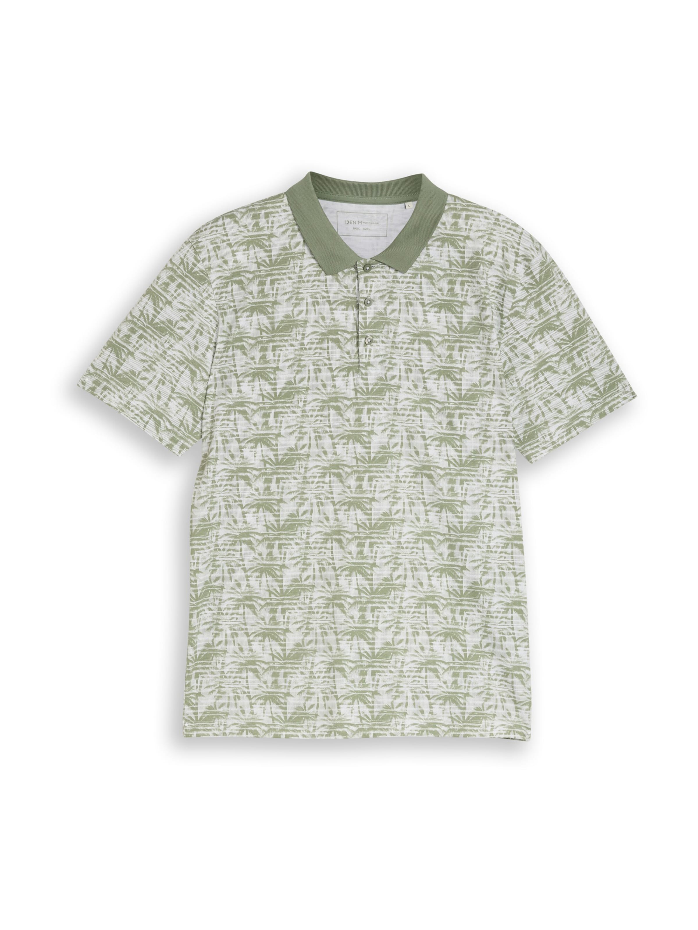 TOM TAILOR DENIM Shirt in Green: front