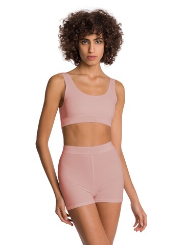 Wolford Skinny Leggings ' BIKE SHORT ' in Roze