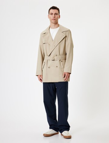 Koton Between-seasons coat in Beige: front