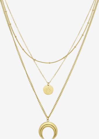 Luxenter Kette 'Salsu' in Gold: Vorderseite