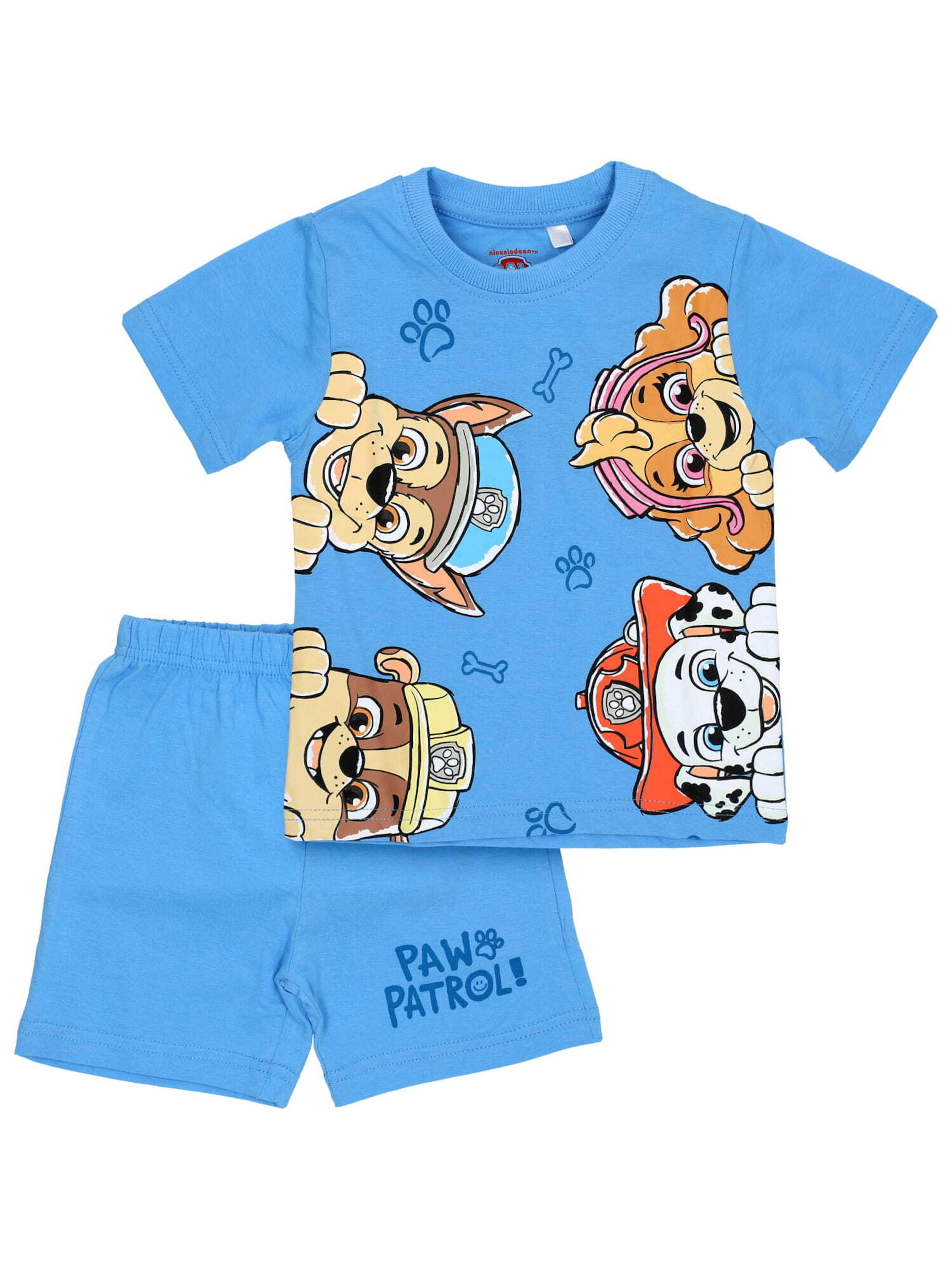 Pigiama 'Chase & Friends' di PAW Patrol in blu: frontale