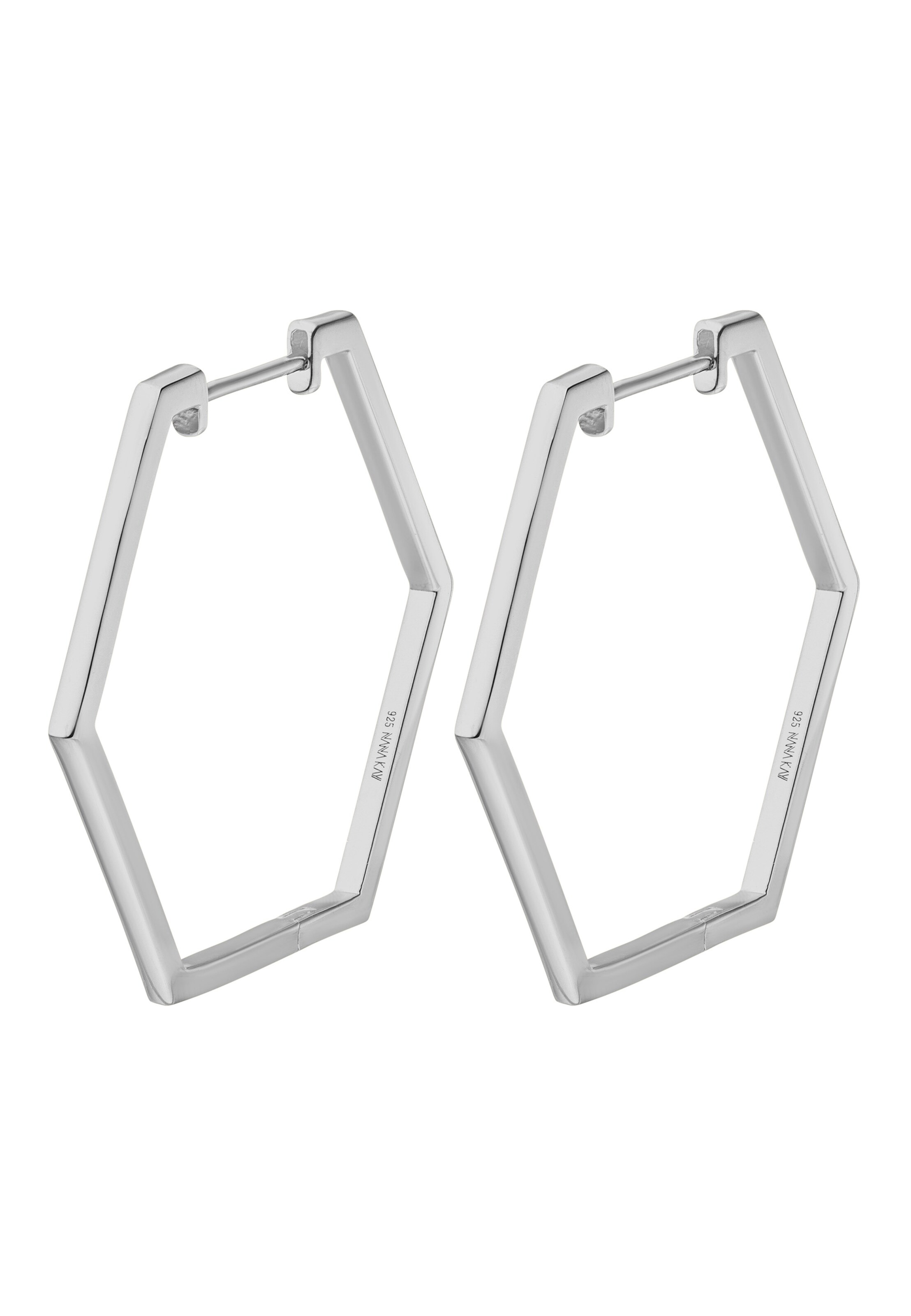 Nana Kay Ohrringe 'French Chic' in Silber: Vorderseite