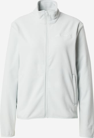 Veste en polaire fonctionnelle 'ESS' ADIDAS TERREX en vert : devant