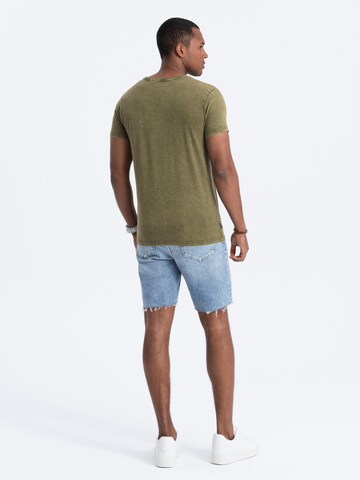 T-Shirt 'S1638' Ombre en vert