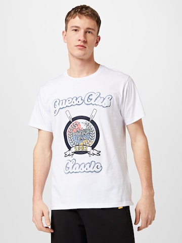 GUESS Shirt 'Meier' in Wit: voorkant